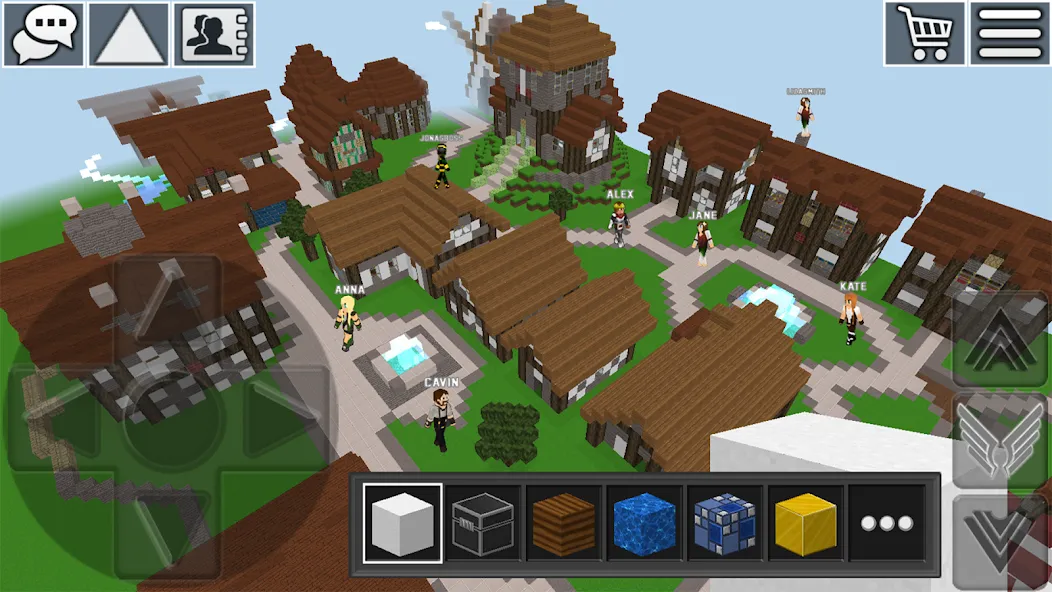 World Craft: Block Craftsman MOD — Безлимитные ресурсы и открыты все рецепты на Андроид — скриншот 1