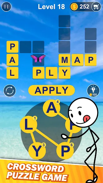 Word Connect - Word Search на Андроид — Без рекламы и подсказки доступны — скриншот 3