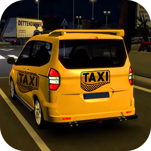 Скачать US Taxi Game 2023-Taxi Driver — Модификация Безлимитные деньги и топливо — скриншот 1