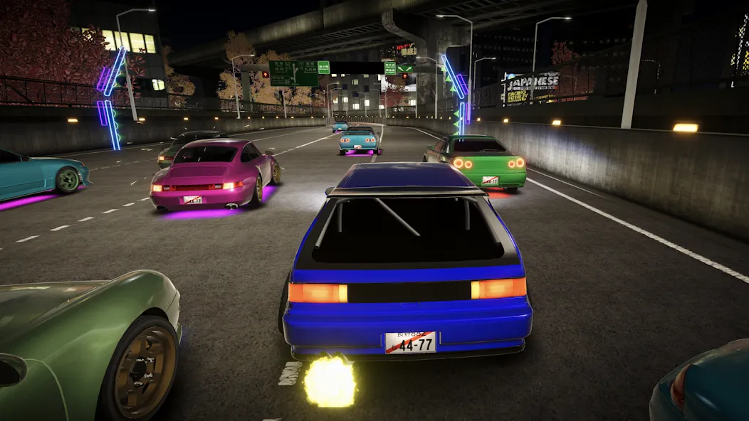 Скачать Kanjozokuレーサ Racing Car Games на телефон — Безлимитные деньги и все машины открыты — скриншот 5