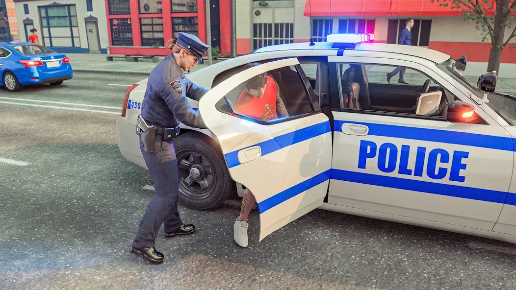 Скачать Police Simulator Job Cop Game на Андроид — Безлимитные деньги и всё открыто — скриншот 2
