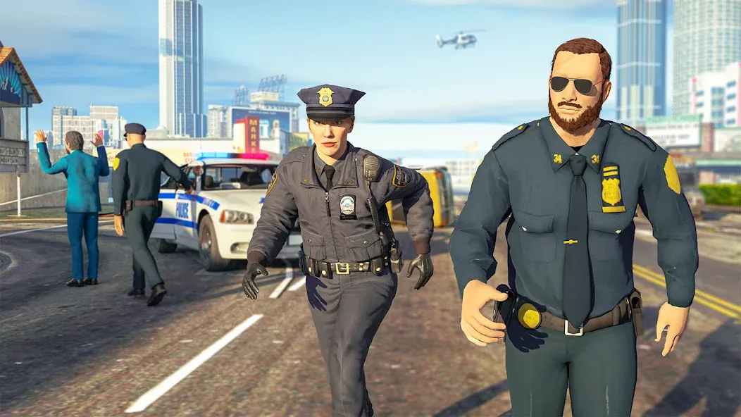 Скачать Police Simulator Job Cop Game на Андроид — Безлимитные деньги и всё открыто — скриншот 5