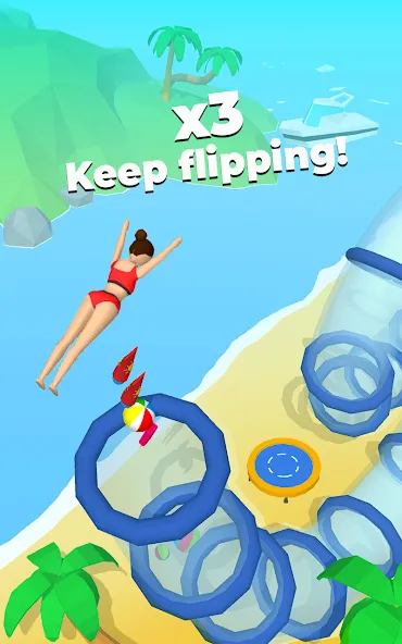 Flip Jump Stack! Mod APK Без рекламы и все уровни открыты — Скачать на Андроид — скриншот 1