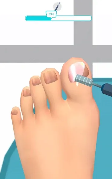 Foot Clinic - ASMR Feet Care на Андроид — Мод Безлимитные деньги и открыты все уровни — скриншот 5