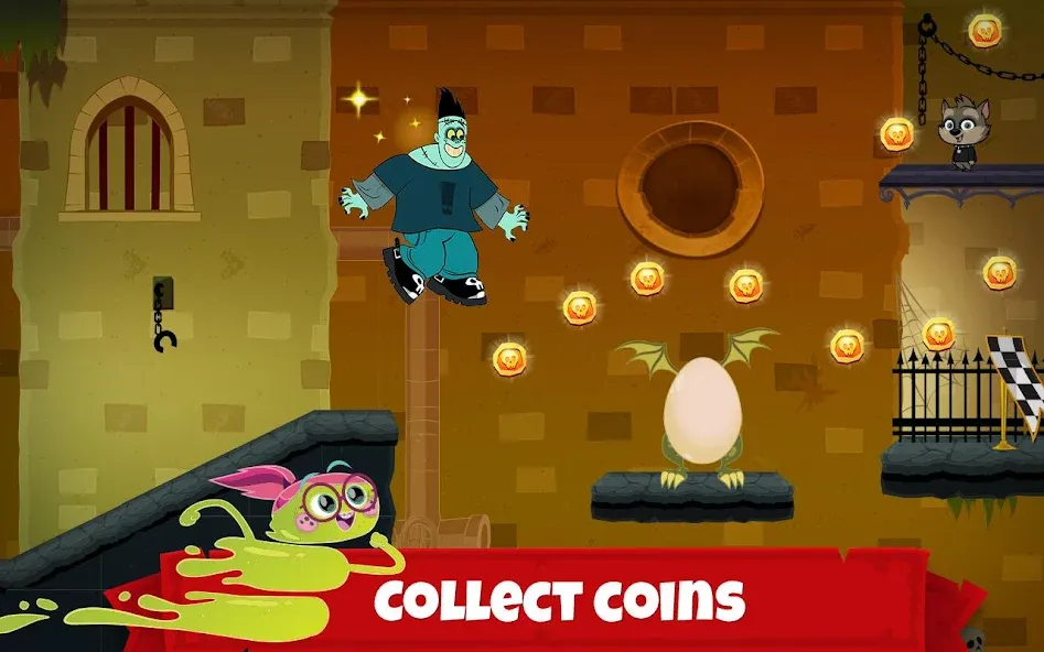 Скачать Hotel Transylvania Adventures (Мод: Безлимитные монеты и все уровни открыты) на Андроид — скриншот 4