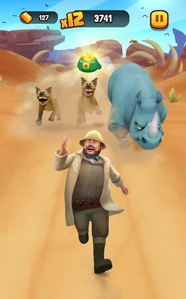 Jumanji: Epic Run MOD APK — Безлимитные монеты и энергия — скриншот 4
