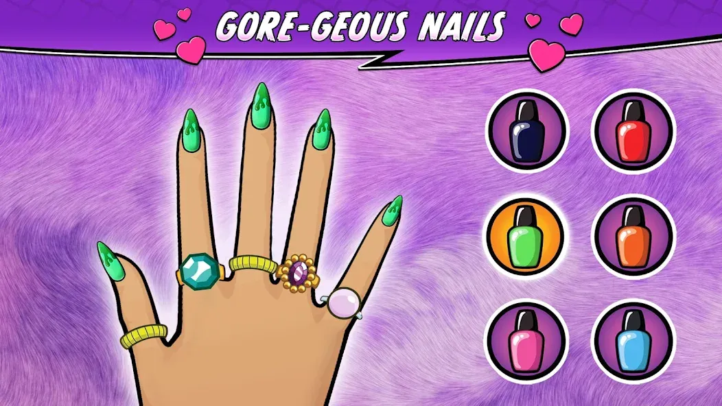 Скачать Monster High™ Beauty Salon на Android — Безлимитные деньги и все наряды — скриншот 1