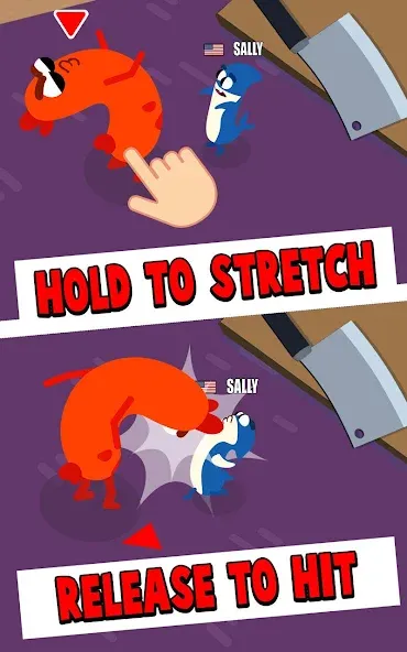 Sausage Wars.io MOD APK — Без рекламы и все скины — скриншот 2 Sausage Wars.io MOD APK — Без рекламы и все скины — скриншот 2