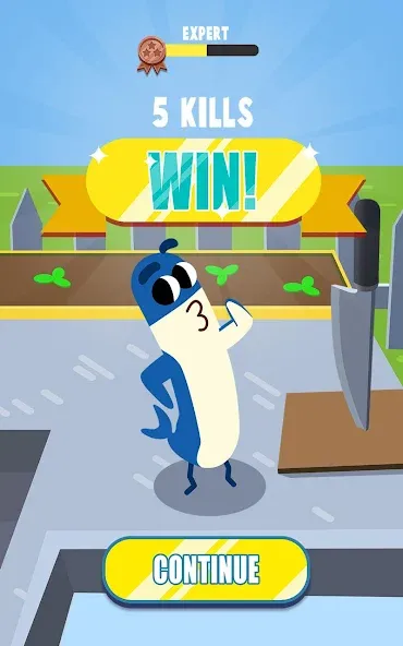 Sausage Wars.io MOD APK — Без рекламы и все скины — скриншот 4 Sausage Wars.io MOD APK — Без рекламы и все скины — скриншот 4