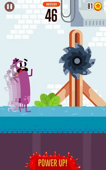 Run Sausage Run! Mod APK Неуязвимость и безлимитные жизни — Скачать на Андроид — скриншот 4