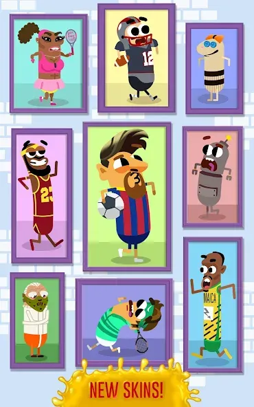 Run Sausage Run! Mod APK Неуязвимость и безлимитные жизни — Скачать на Андроид — скриншот 5