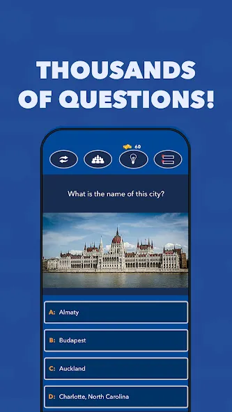 Скачать General Knowledge Quiz — Модификация Безлимитные подсказки и открыты все категории — скриншот 5