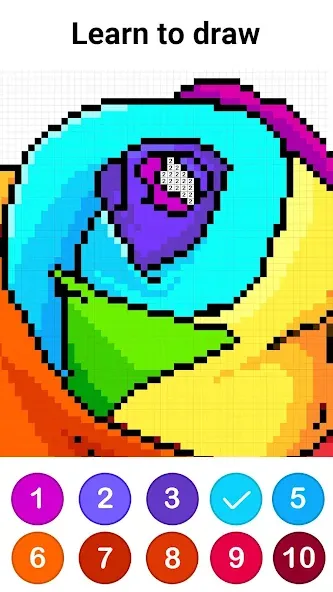 Скачать Color by Number ®: No.Draw с модом — Без рекламы и все раскраски открыты — скриншот 4