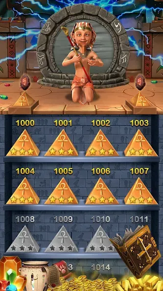 Скачать Jewel Ancient 2: lost gems на Android — Безлимитные подсказки и жизни — скриншот 5