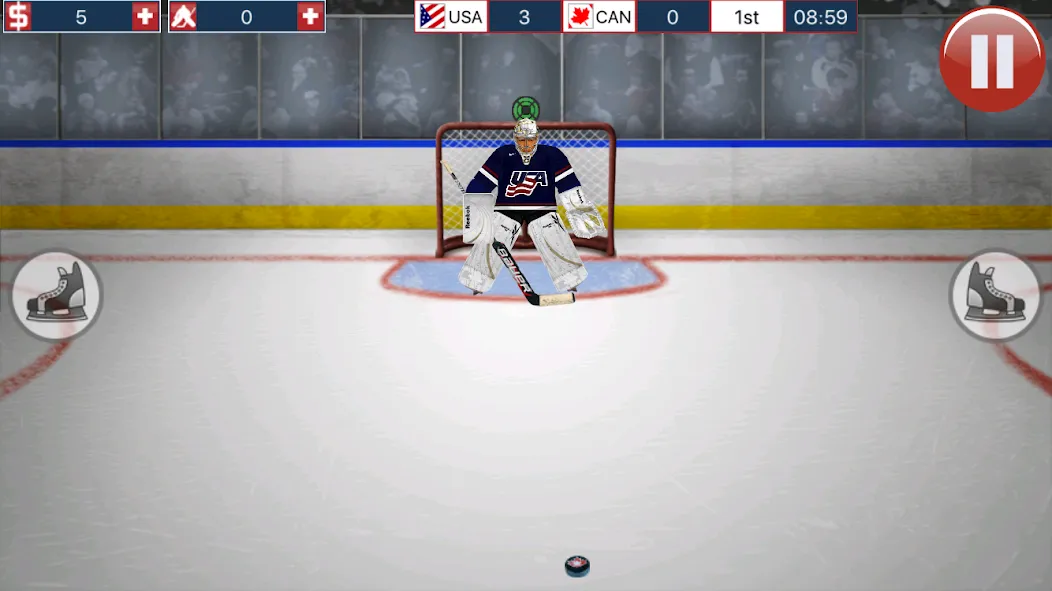 Скачать Hockey MVP на телефон — Безлимитные деньги и улучшенные характеристики — скриншот 3