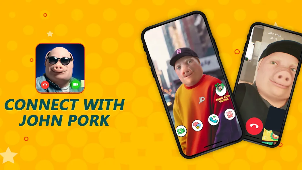 Скачать John Pork In Video Call на Андроид — Бесконечные звонки без ограничений — скриншот 4