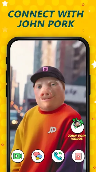 Скачать John Pork In Video Call на Андроид — Бесконечные звонки без ограничений — скриншот 5