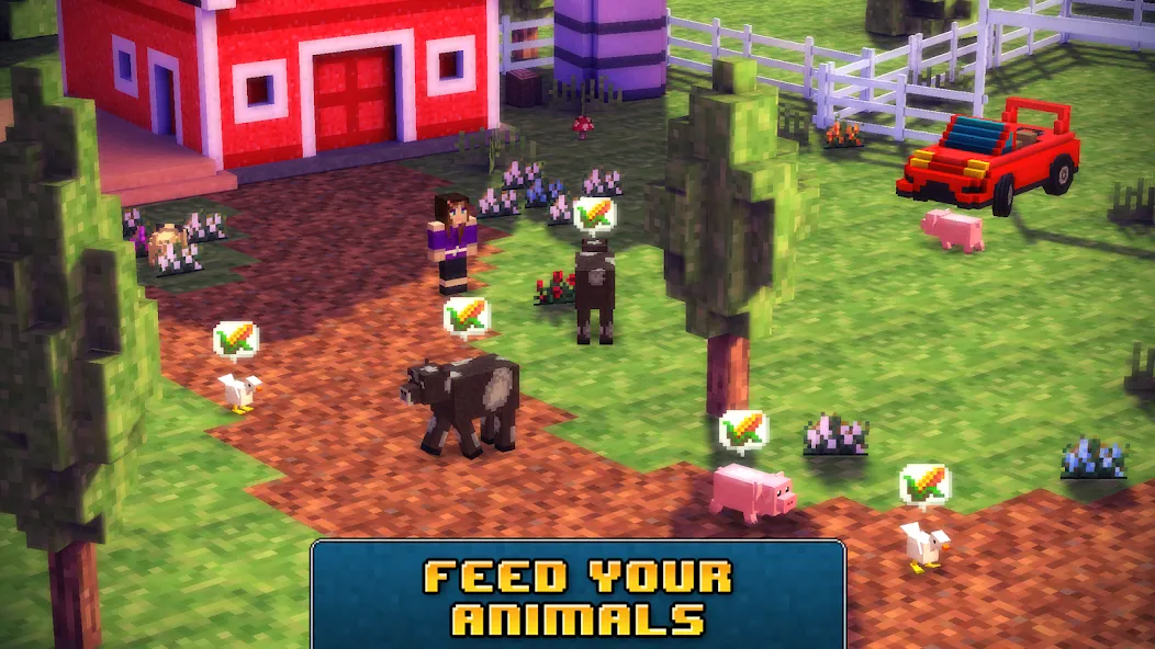 Скачать Blocky Roads (Мод: Безлимитные деньги и топливо) на Андроид — скриншот 3