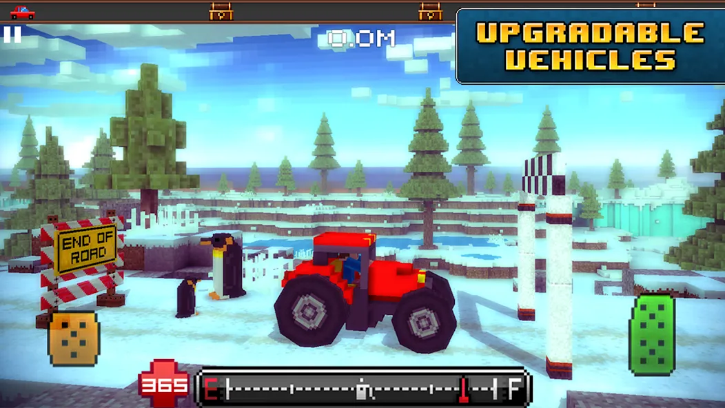 Скачать Blocky Roads (Мод: Безлимитные деньги и топливо) на Андроид — скриншот 5