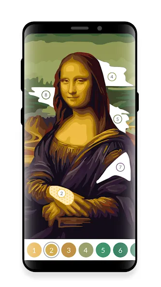 April - Oil Painting by Number — Мод: Безлимитные подсказки и краски — скриншот 5