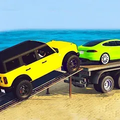 Скачать Trailer Truck Car Transport 3D на Андроид — Безлимитные деньги и всё открыто