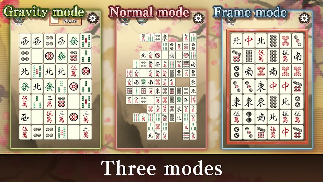 Скачать Mahjong Puzzle Shisensho на Android — Безлимитные подсказки и открыты уровни — скриншот 1