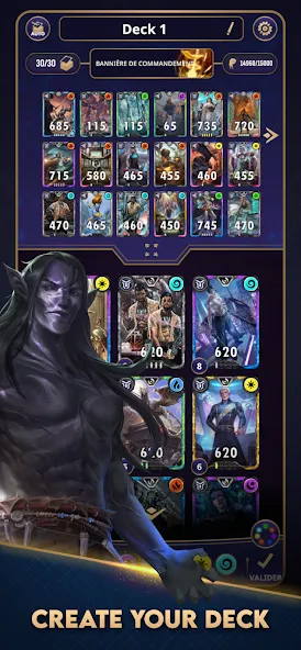 Cross The Ages: TCG MOD APK — Безлимитные ресурсы и все карты — скриншот 3