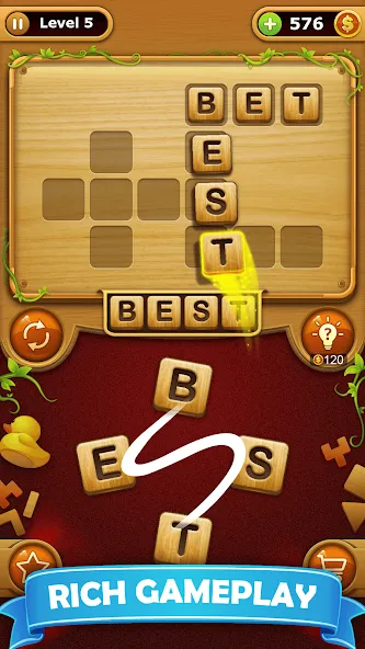 Скачать Word Connect - Word Games на Android — Безлимитные подсказки и открыты все уровни — скриншот 2 Скачать Word Connect - Word Games на Android — Безлимитные подсказки и открыты все уровни — скриншот 2
