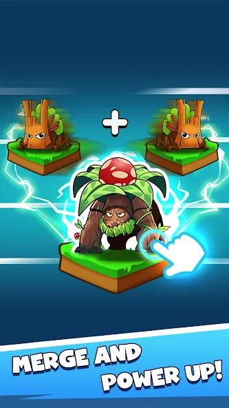 Merge Plants – Monster Defense MOD APK на Android — Безлимитные монеты и усиленные растения — скриншот 3 Merge Plants – Monster Defense MOD APK на Android — Безлимитные монеты и усиленные растения — скриншот 3