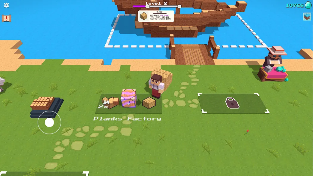 Скачать взлом CubeCrafter на Андроид — Безлимитные ресурсы и ускоренная крафтинг — скриншот 2