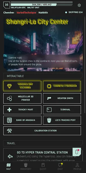 Скачать CyberCode Online -Text MMORPG на телефон — Неограниченные ресурсы и быстрый прогресс — скриншот 4