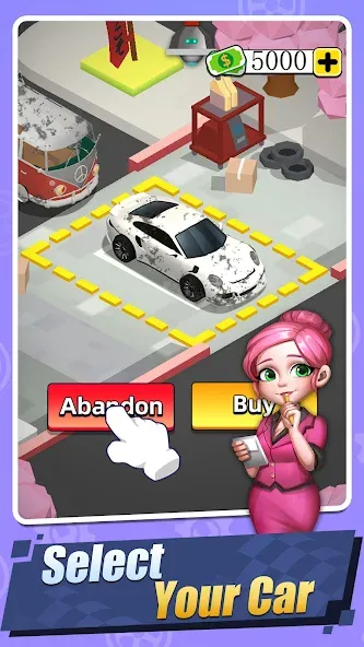 Скачать взломанную Car Fix Inc - Mechanic Garage — Много денег и ресурсов — скриншот 1