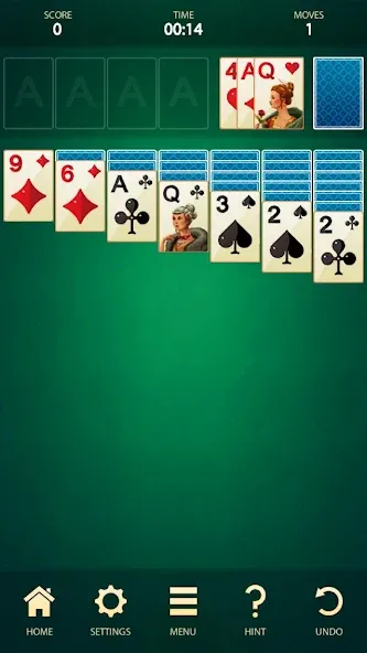 Classic Solitaire: Card Games MOD APK — Классический пасьянс без рекламы — скриншот 1