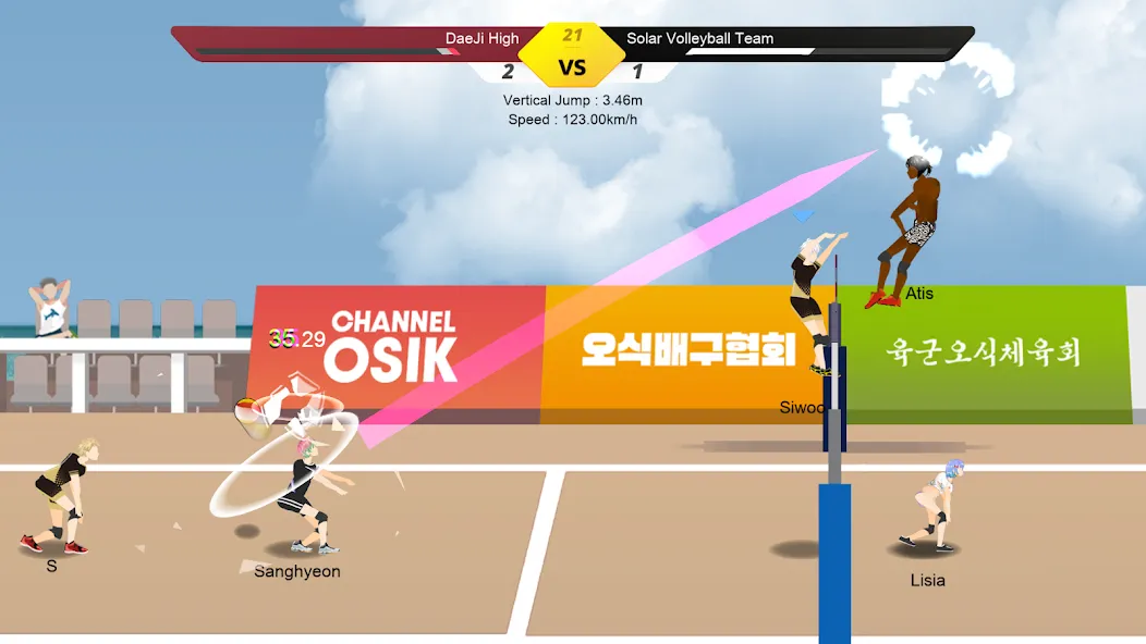 The Spike - Volleyball Story MOD — Безлимитные деньги и усиленные игроки на Андроид — скриншот 5 The Spike - Volleyball Story MOD — Безлимитные деньги и усиленные игроки на Андроид — скриншот 5