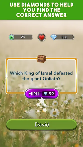 Daily Bible Trivia Bible Games на Андроид — Открыты все викторины и подсказки — скриншот 4