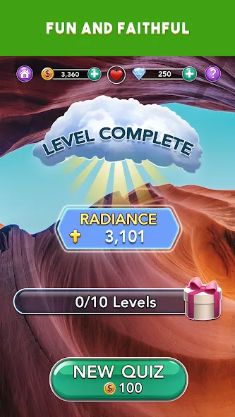 Daily Bible Trivia Bible Games на Андроид — Открыты все викторины и подсказки — скриншот 5