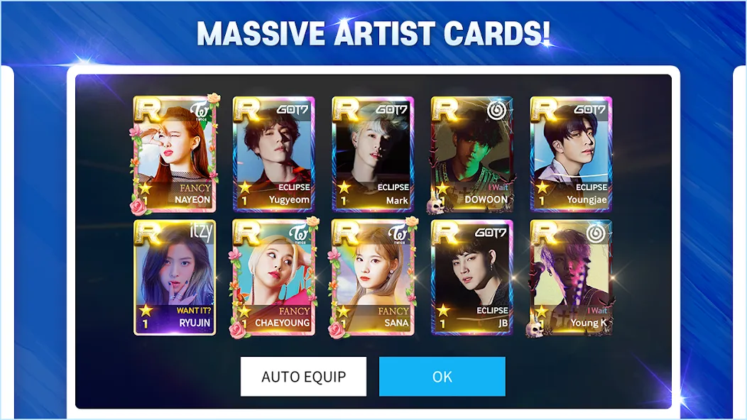 Скачать SUPERSTAR JYPNATION на Android — Безлимитные деньги и все карты открыты — скриншот 5