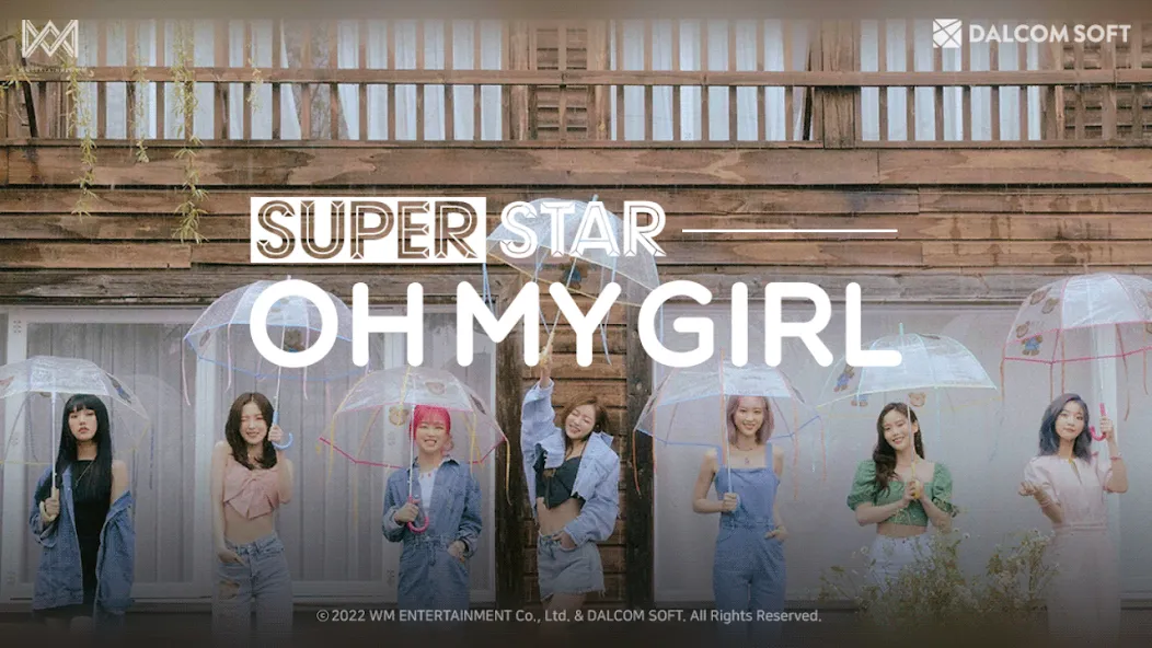 SUPERSTAR OH MY GIRL на Андроид — Мод Безлимитные алмазы и открыты все карты — скриншот 1
