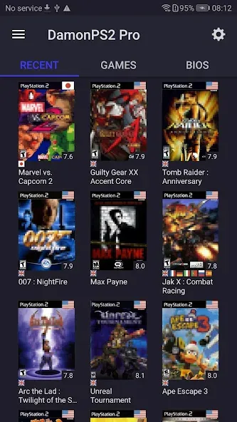 Скачать PS2 Emulator DamonPS2 PPSSPP (Мод: Улучшенная графика и высокая скорость) на Андроид — скриншот 1