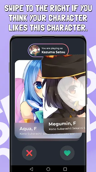 Скачать взломанную Smash or Pass Anime Game — Бесконечные монеты и разблокировки — скриншот 3 Скачать взломанную Smash or Pass Anime Game — Бесконечные монеты и разблокировки — скриншот 3