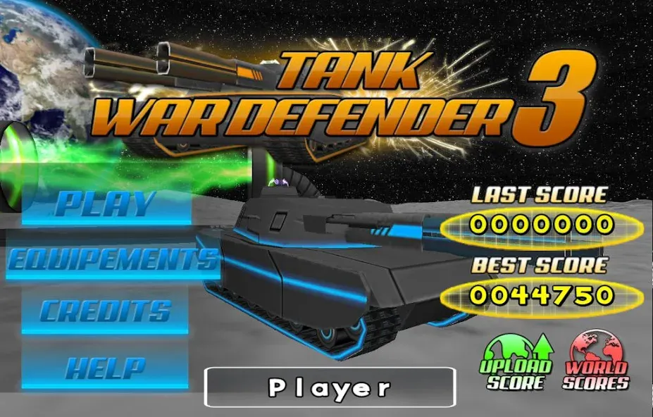 Скачать Tank War Defender 3 с модом — Безлимитные деньги и мощные танки — скриншот 1