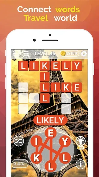 Взломанная Word Travel: Wonders Trip Game на Андроид — Безлимитные подсказки и монеты — скриншот 3 Взломанная Word Travel: Wonders Trip Game на Андроид — Безлимитные подсказки и монеты — скриншот 3