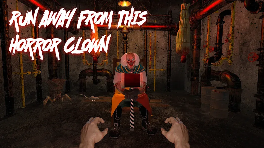 Horror Clown - Scary Ghost на Андроид — Мод Страшные приключения без ограничений — скриншот 1