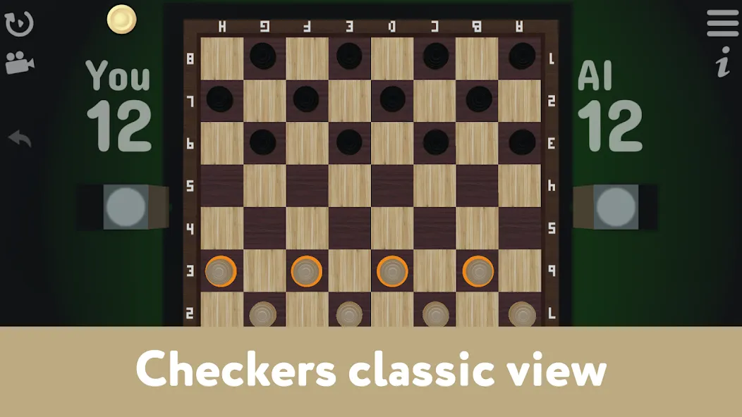 Скачать Checkers for two - Draughts на Андроид — Игра вдвоём без рекламы — скриншот 1
