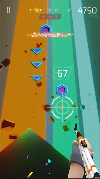 Скачать Beat Shooter с модом — Безлимитные жизни и энергия — скриншот 3 Скачать Beat Shooter с модом — Безлимитные жизни и энергия — скриншот 3