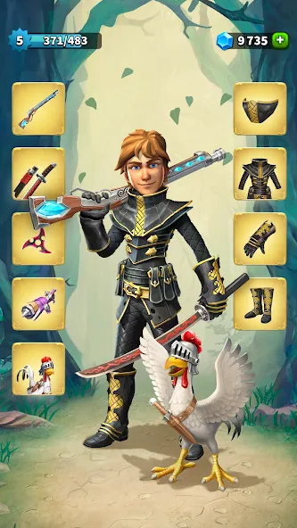 Heroics Epic Legend of Archero MOD APK на Android — Безлимитные деньги и энергии — скриншот 1