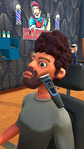 Fade Master 3D: Barber Shop — Безлимитные деньги и всё открыто — скриншот 1