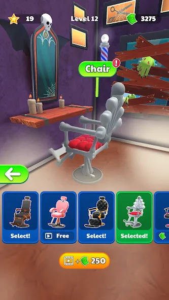 Fade Master 3D: Barber Shop — Безлимитные деньги и всё открыто — скриншот 2