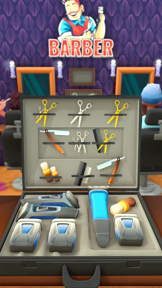 Fade Master 3D: Barber Shop — Безлимитные деньги и всё открыто — скриншот 4
