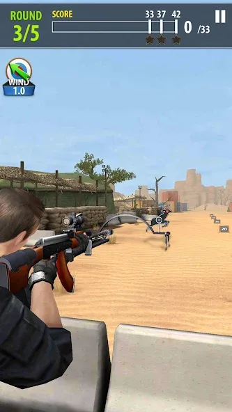 Shooting Battle MOD APK на Android — Безлимитные патроны и здоровье — скриншот 3